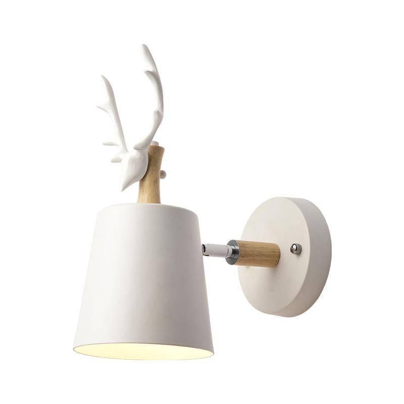 Applique LED Cerf (noir ou blanc) | Marco Lucetti
