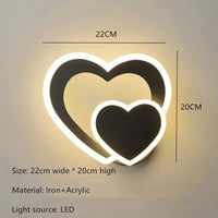 Applique LED Coeur Brillant | Marco Lucetti C / Blanc chaud (2700-3500K)
