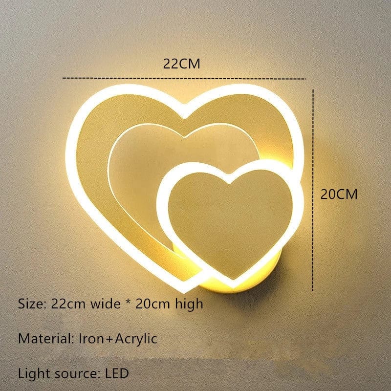 Applique LED Coeur Brillant | Marco Lucetti E / Blanc chaud (2700-3500K)