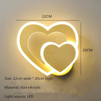 Applique LED Coeur Brillant | Marco Lucetti E / Blanc chaud (2700-3500K)