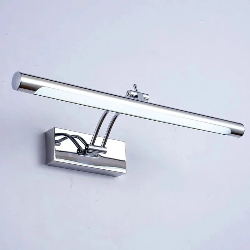 Applique LED Cosmétique Étanche en Acier Inox | Marco Lucetti Argent / Pas de commutateur / Blanc chaud (2700-3500K) | 9W 40CM