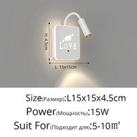 Applique LED Creative | Marco Lucetti Style F L15x15cm 15W / Blanc chaud (2700-3500K)