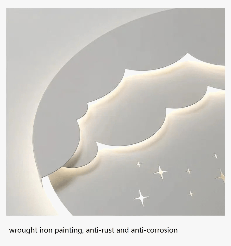 Applique LED Créative Nuage Étoiles Lune pour Chambre Enfants | Marco Lucetti