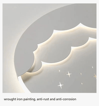 Applique LED Créative Nuage Étoiles Lune pour Chambre Enfants | Marco Lucetti