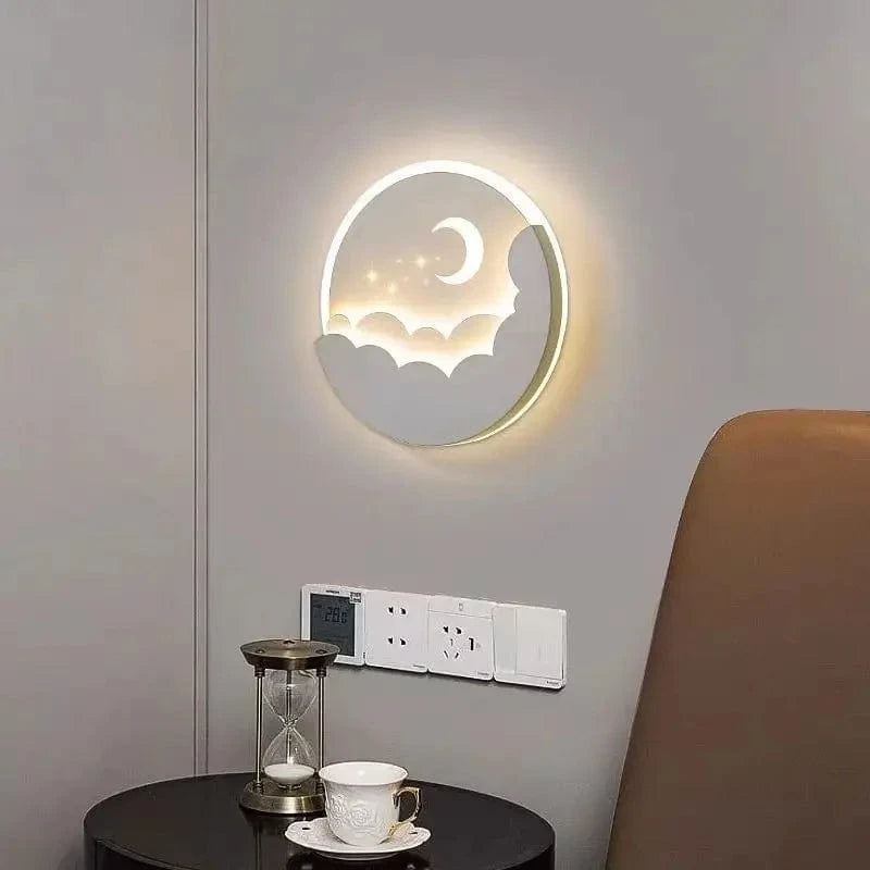 Applique LED Créative Nuage Étoiles Lune pour Chambre Enfants | Marco Lucetti