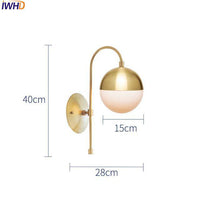 Applique LED Cuivre Doré Design Moderne | Marco Lucetti