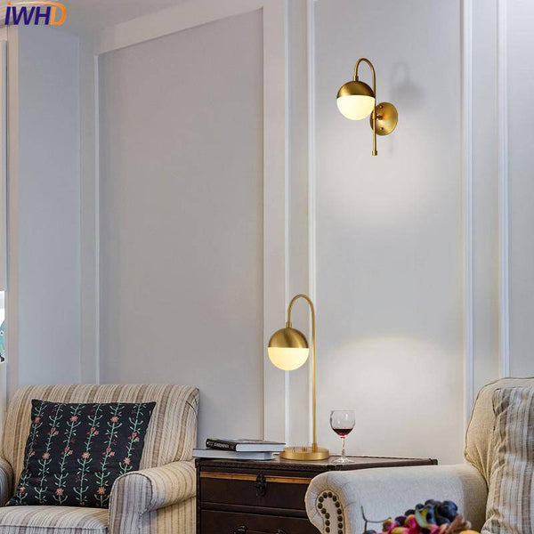 Applique LED Cuivre Doré Design Moderne | Marco Lucetti