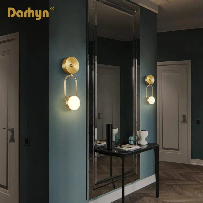 Applique LED Cuivre Nordique Moderne | Marco Lucetti