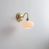 Applique LED Cuivre Verre Gris Fumé Modernité | Marco Lucetti