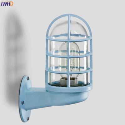 Applique LED Cylindrique Extérieur Colorée | Marco Lucetti Bleu