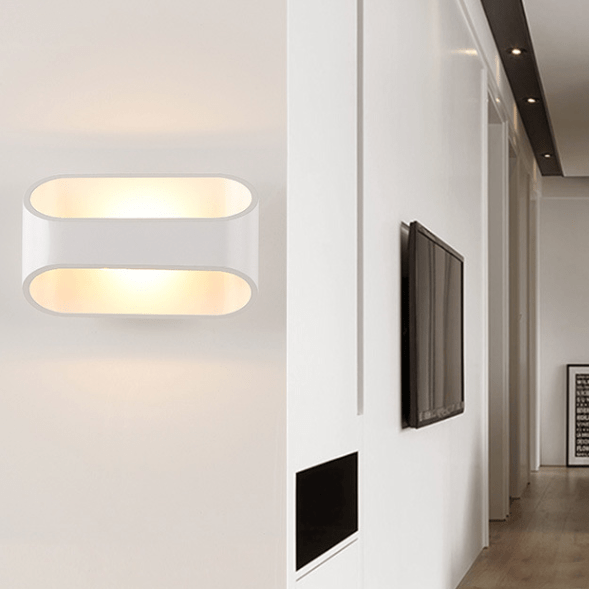 Applique LED Design Blanche en Aluminium | Marco Lucetti