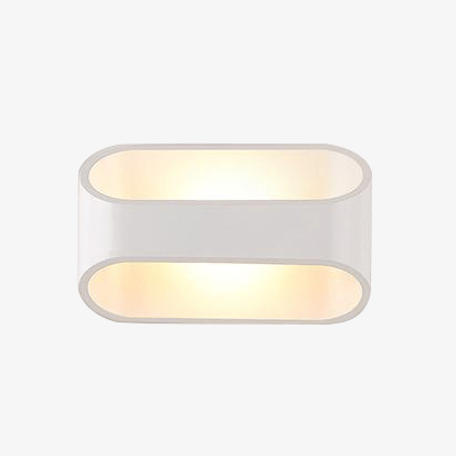 Applique LED Design Blanche en Aluminium | Marco Lucetti 16cm - 3W