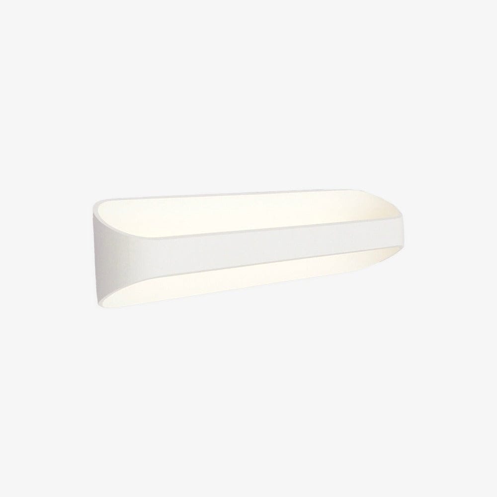 Applique LED Design Blanche en Aluminium | Marco Lucetti 25cm - 5W