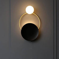 Applique LED Design - Doré et Noir | Marco Lucetti