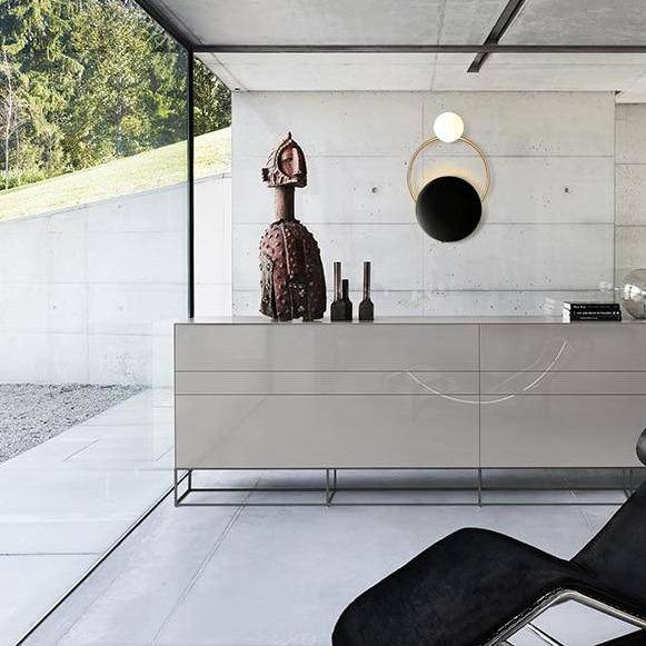 Applique LED Design - Doré et Noir | Marco Lucetti