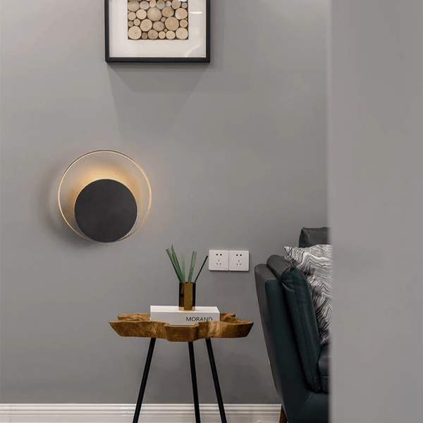 Applique LED Design - Doré et Noir | Marco Lucetti