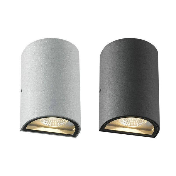 Applique LED design extérieur en aluminium (noir/gris) | Marco Lucetti