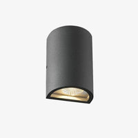 Applique LED design extérieur en aluminium (noir/gris) | Marco Lucetti Noir / 6W