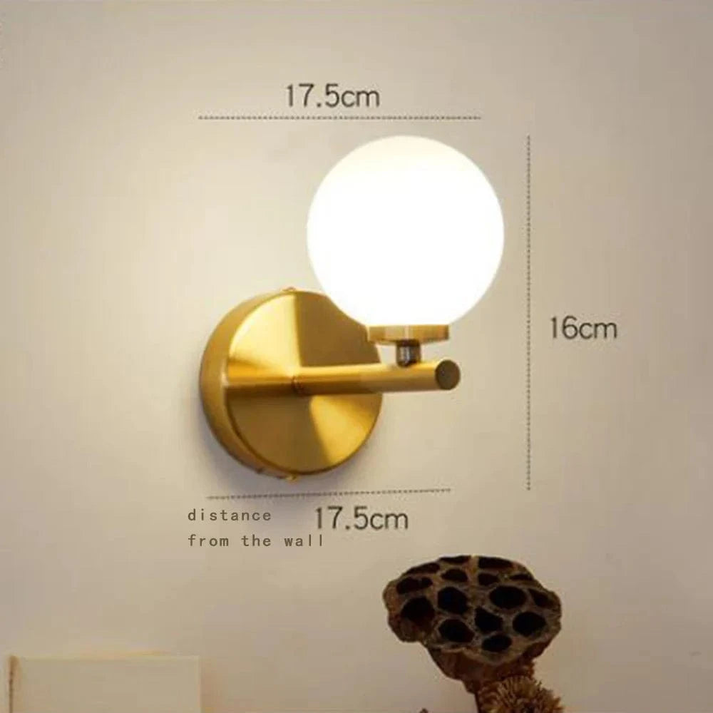 Applique LED Design pour Miroir de Salle de Bain, Intensité Variable | Marco Lucetti 1T 3w / Blanc chaud