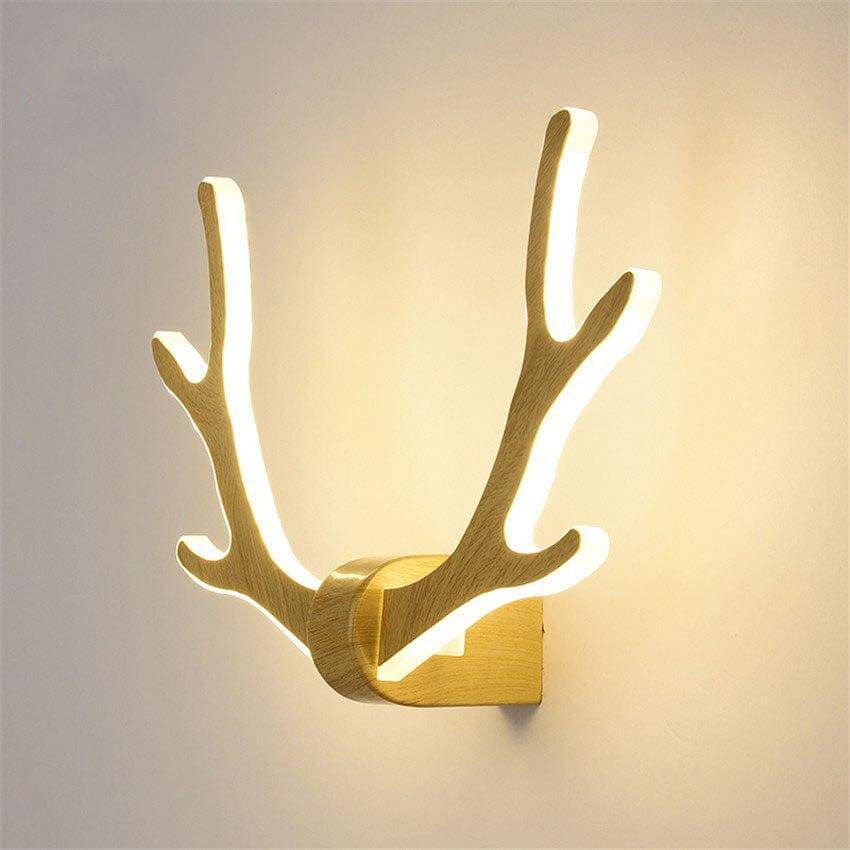 Applique LED en bois "Cerf Lumineux" | Marco Lucetti