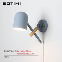 Applique LED en bois et métal - Design Élégant | Marco Lucetti Gris