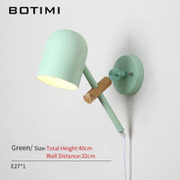 Applique LED en bois et métal - Design Élégant | Marco Lucetti Vert