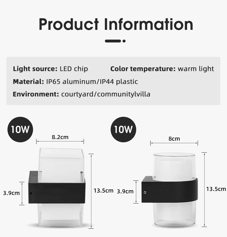 Applique LED étanche pour intérieur et extérieur | Marco Lucetti