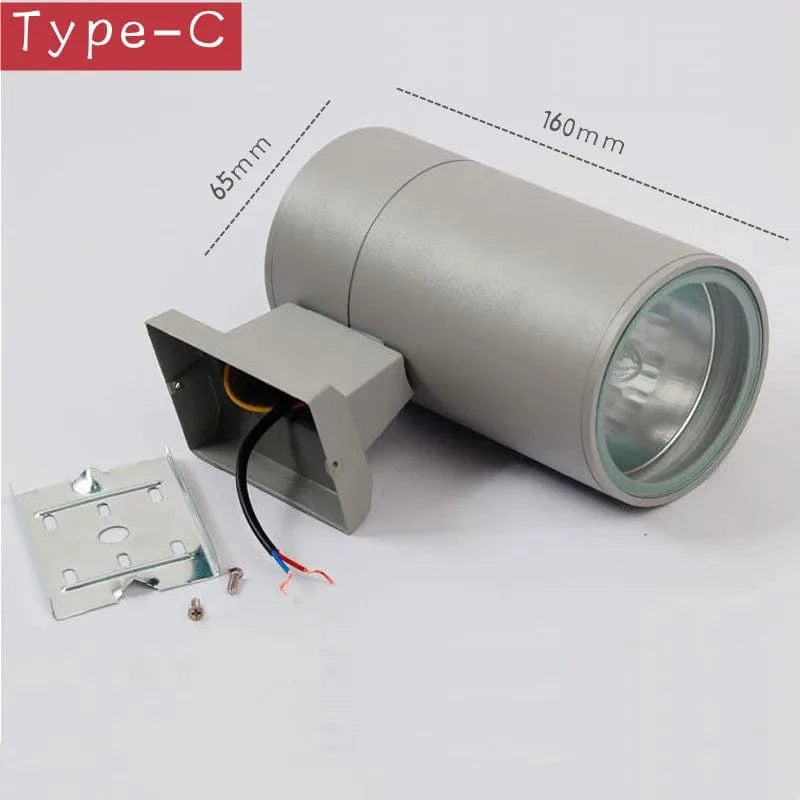 Applique LED Étanche pour Porche et Jardin 12W - E27 | Marco Lucetti C / Blanc naturel 4000K