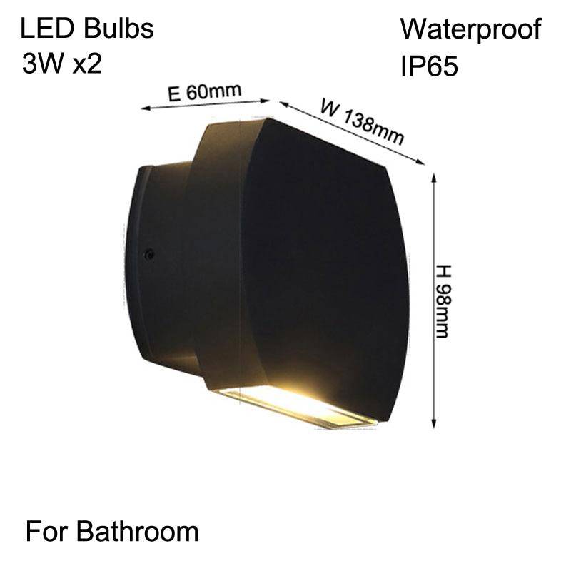 Applique LED extérieure moderne en aluminium arrondi | Marco Lucetti