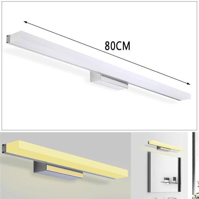 Applique LED Fine pour Miroir Frontal | Marco Lucetti Chaude