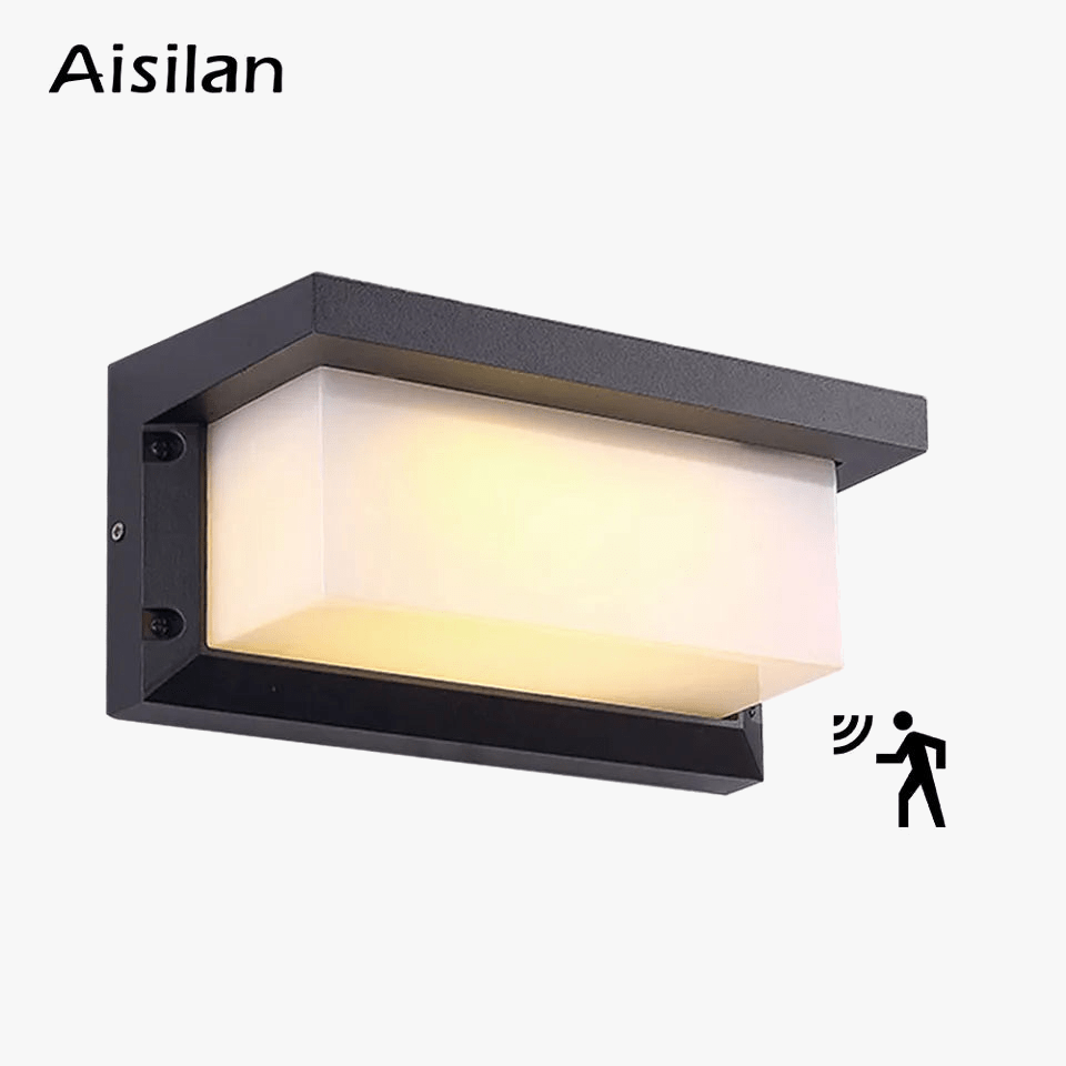 Applique LED infrarouge étanche pour extérieur : aluminium murale. | Marco Lucetti