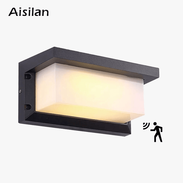 Applique LED infrarouge étanche pour extérieur : aluminium murale. | Marco Lucetti