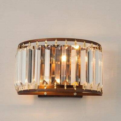 Applique LED Loft Crystal Curve | Marco Lucetti Marron