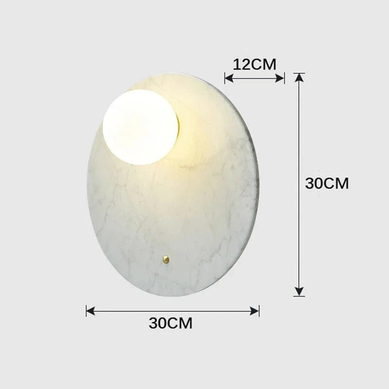 Applique LED Marbre Vert - Éclairage Intérieur Nordique | Marco Lucetti