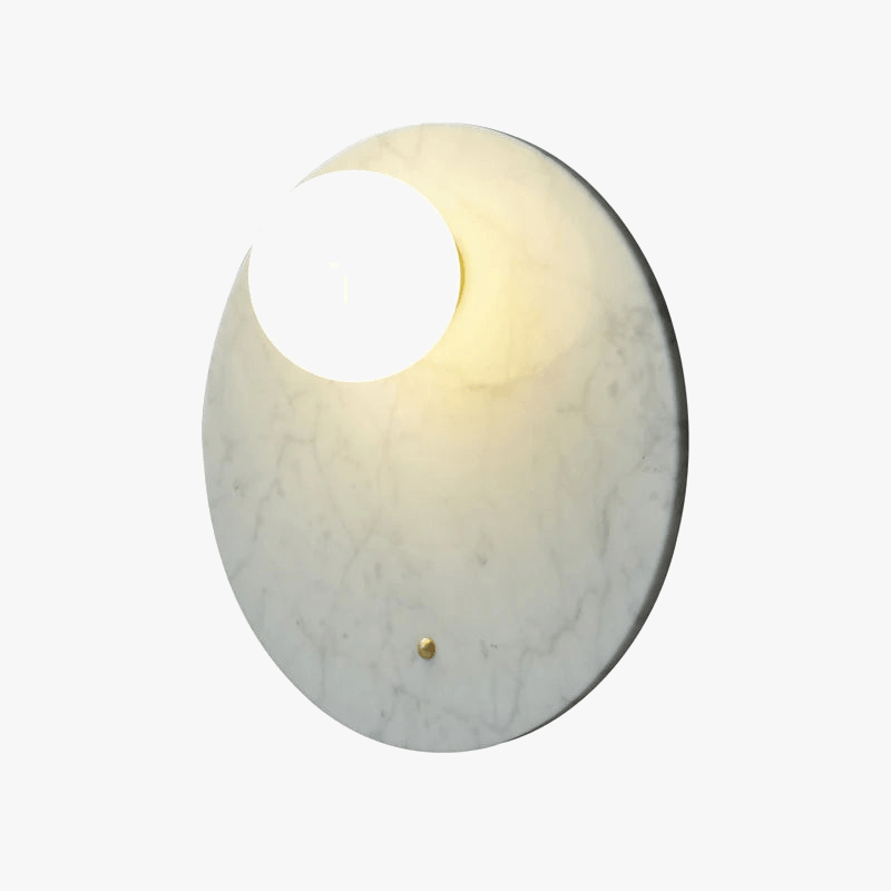 Applique LED Marbre Vert - Éclairage Intérieur Nordique | Marco Lucetti