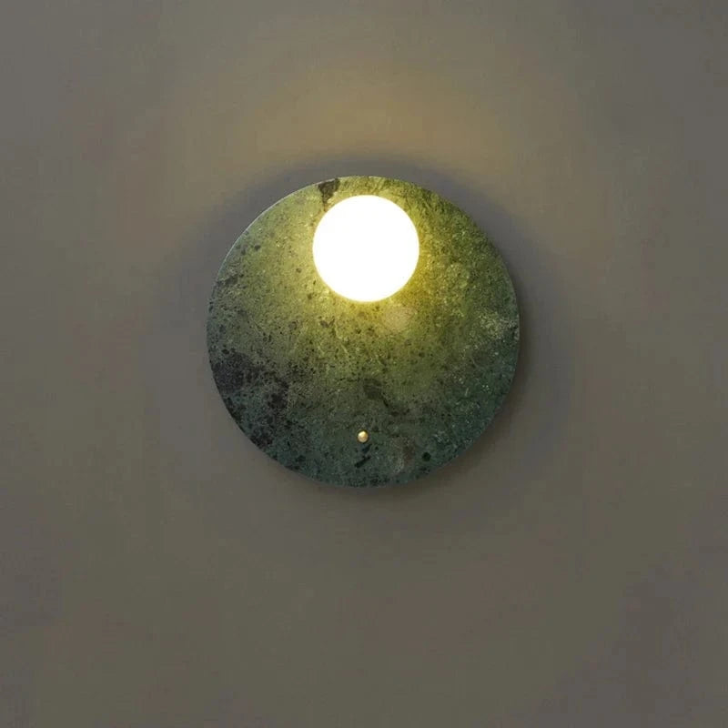 Applique LED Marbre Vert - Éclairage Intérieur Nordique | Marco Lucetti Vert