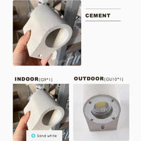 Applique LED minimaliste en ciment et pierre - Éclairage contemporain de qualité | Marco Lucetti