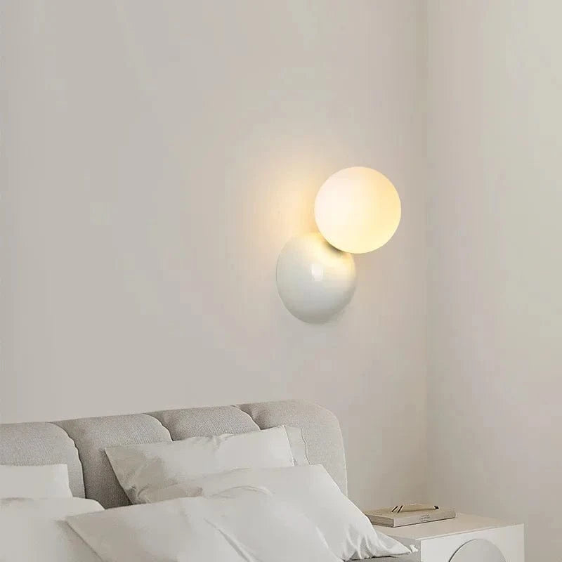 Applique LED Moderne Crème Cucurbit Flare - Idéale pour Chambre et Salon | Marco Lucetti