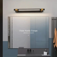 Applique LED moderne en cuivre pour miroir de salle de bains | Marco Lucetti