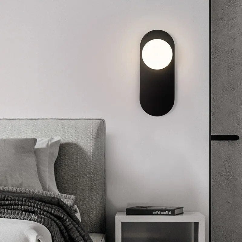 Applique LED Moderne en Fer Noir et Doré | Marco Lucetti
