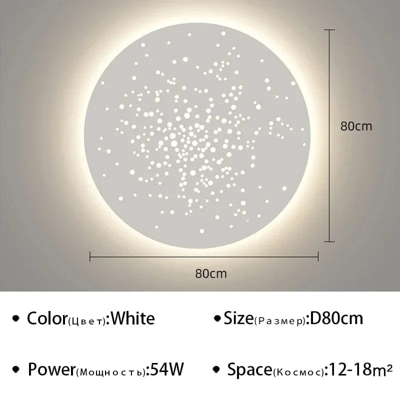 Applique LED murale moderne décorative pour fond d'art - Illuminez votre espace | Marco Lucetti