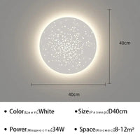 Applique LED murale moderne décorative pour fond d'art - Illuminez votre espace | Marco Lucetti