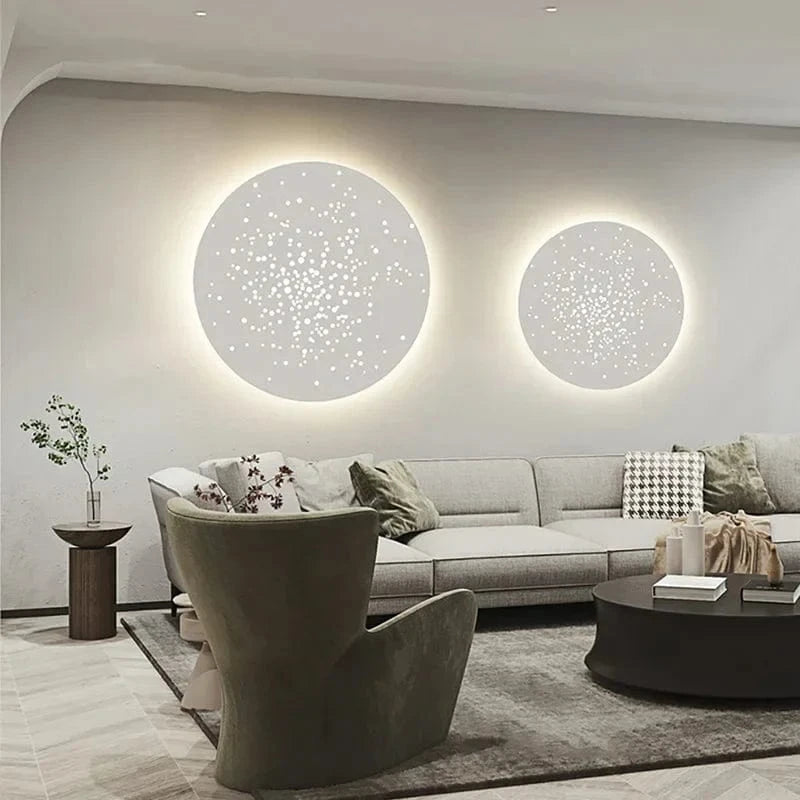 Applique LED murale moderne décorative pour fond d'art - Illuminez votre espace | Marco Lucetti