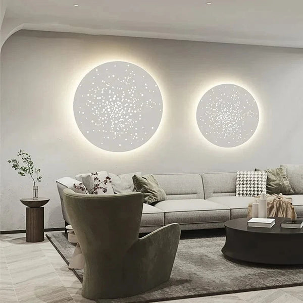 Applique LED murale moderne décorative pour fond d'art - Illuminez votre espace | Marco Lucetti