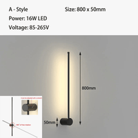Applique LED Nordik Modern - Intérieur Longue Angle | Marco Lucetti