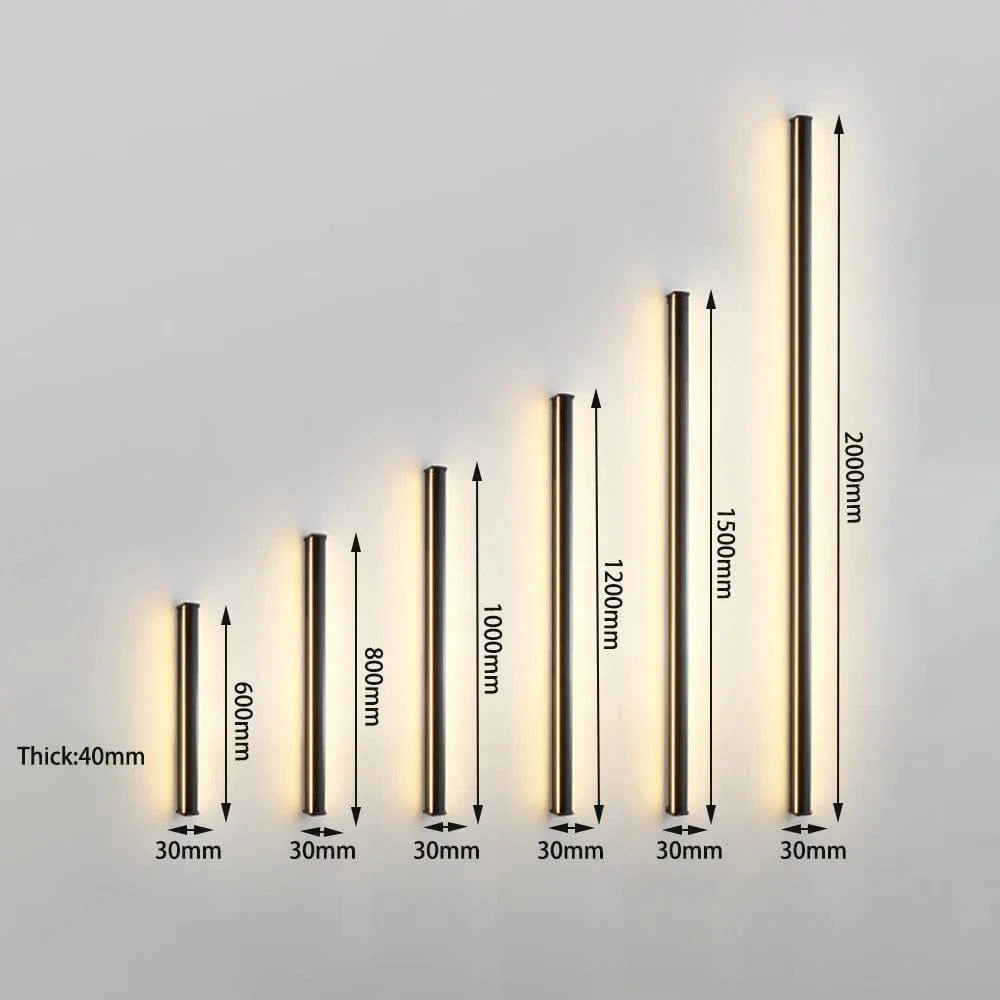Applique LED Nordik Modern - Intérieur Longue Angle | Marco Lucetti