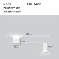 Applique LED Nordik Modern - Intérieur Longue Angle | Marco Lucetti E2 style / Warm White (2700-3500K)