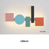 Applique LED Nordika Color | Marco Lucetti L68cm