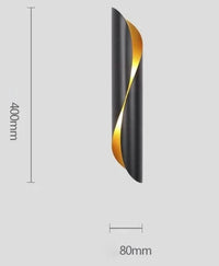 Applique LED Nordika Luxe | Marco Lucetti Noir-40cm / Blanc chaud (2700-3500K)