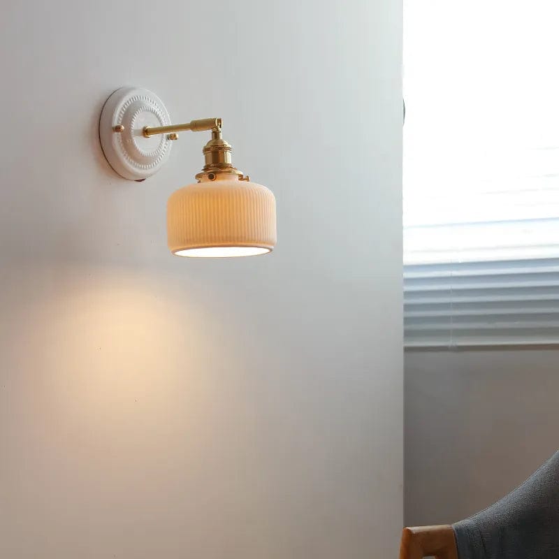 Applique LED nordique Beisde IWHD en céramique blanc | Marco Lucetti